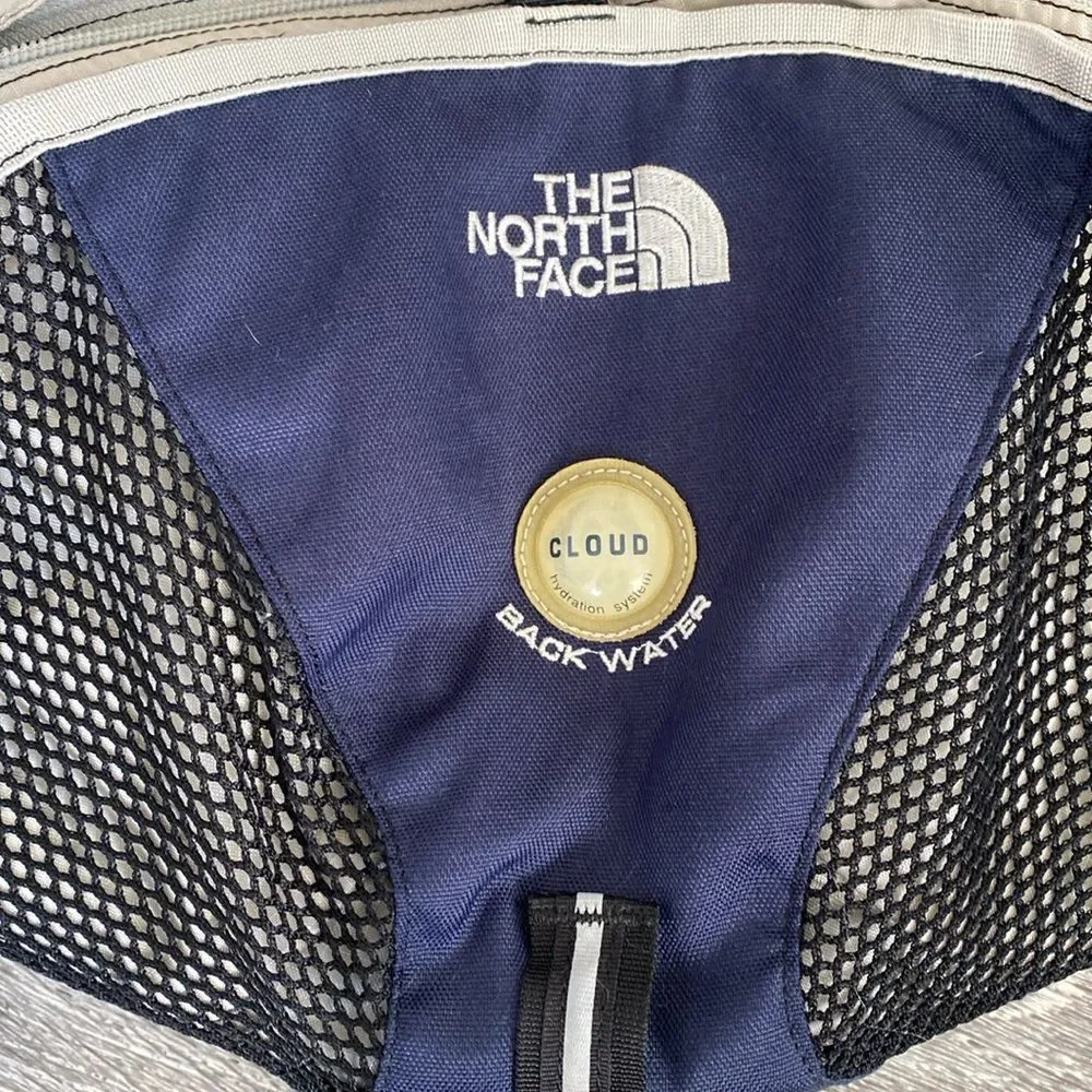 The North Face Black & Navy Blue Water Hiking Waist bag Backpack Large Pockets